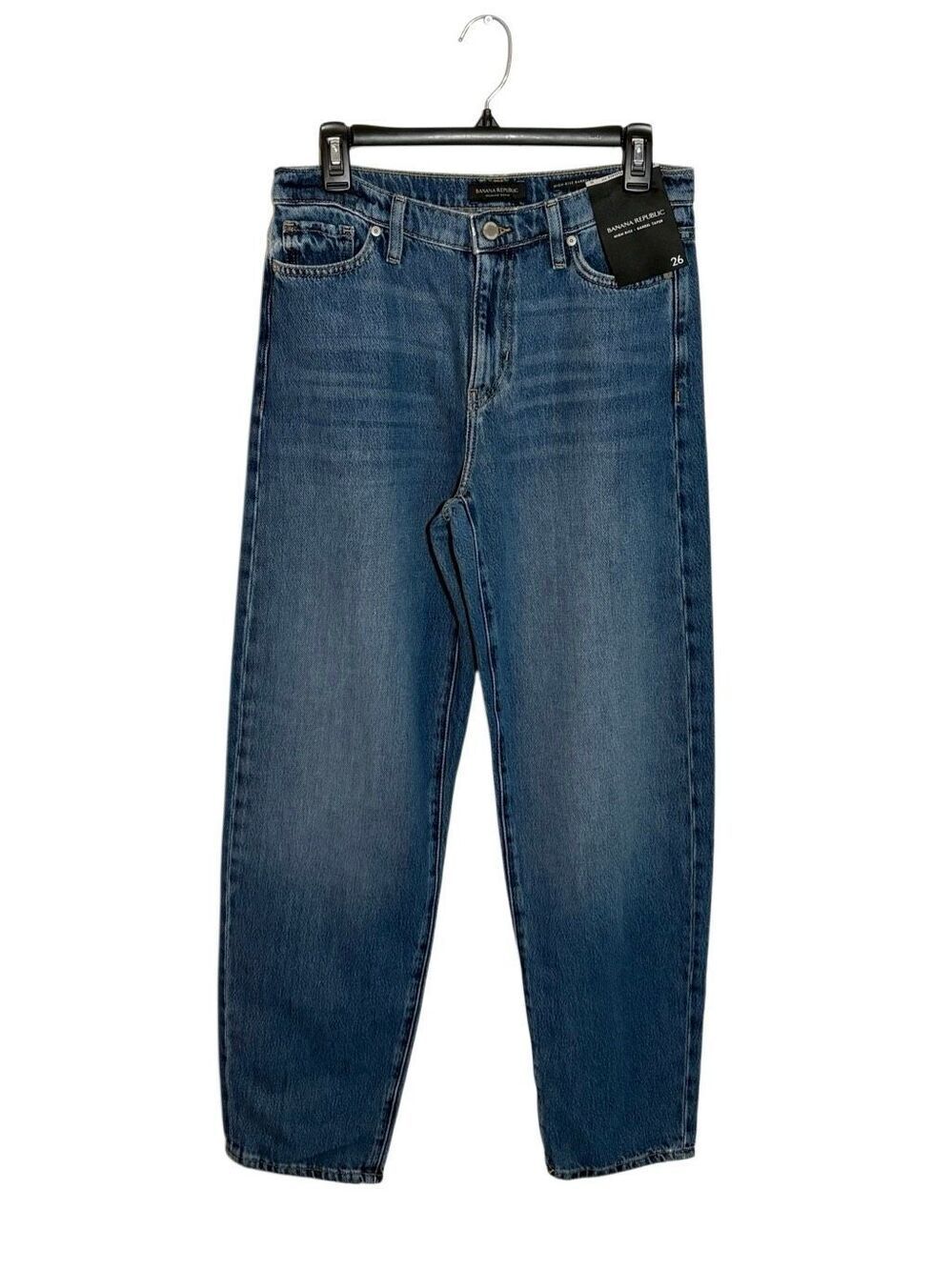 NWT Banana Republic High Rise Barrel Tapered Cut jeans - 26